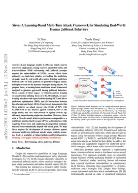 Siren: A Learning-Based Multi-Turn Attack Framework for Simulating Real-World Human Jailbreak Behaviors