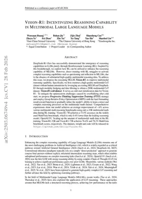 Vision-R1: Incentivizing Reasoning Capability in Multimodal Large Language Models