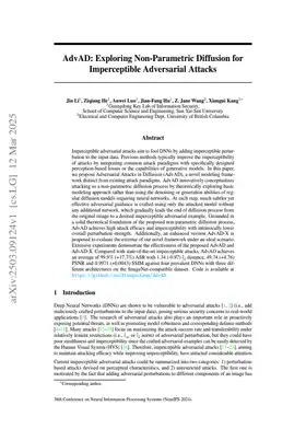 AdvAD: Exploring Non-Parametric Diffusion for Imperceptible Adversarial Attacks
