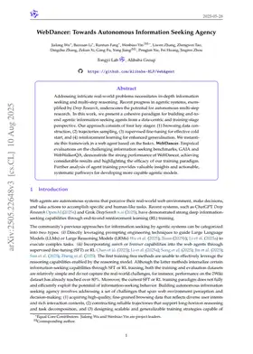 WebDancer: Towards Autonomous Information Seeking Agency
