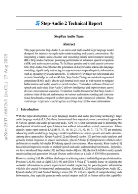 Step-Audio 2 Technical Report