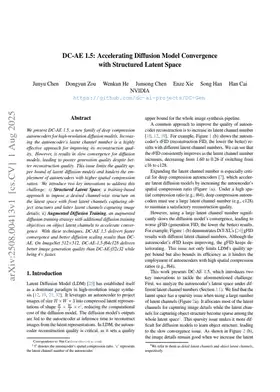 DC-AE 1.5: Accelerating Diffusion Model Convergence with Structured Latent Space