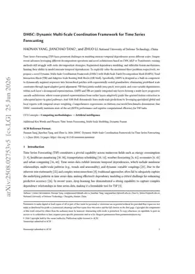 DMSC: Dynamic Multi-Scale Coordination Framework for Time Series Forecasting