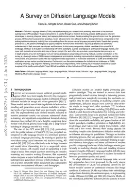 A Survey on Diffusion Language Models