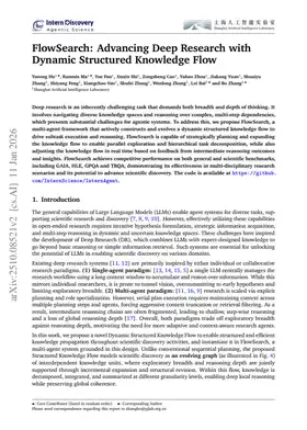 FlowSearch: Advancing deep research with dynamic structured knowledge flow