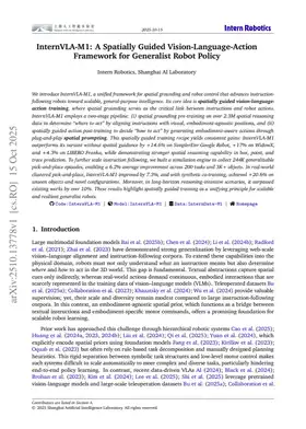 InternVLA-M1: A Spatially Guided Vision-Language-Action Framework for Generalist Robot Policy