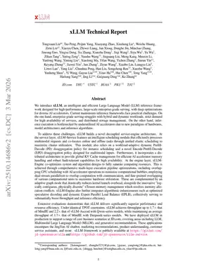 xLLM Technical Report