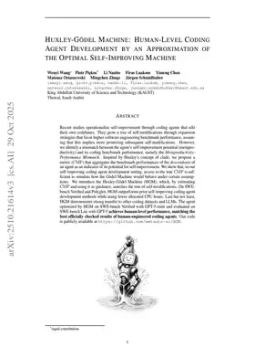 Huxley-Gödel Machine: Human-Level Coding Agent Development by an Approximation of the Optimal Self-Improving Machine