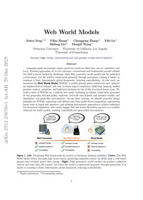 Web World Models