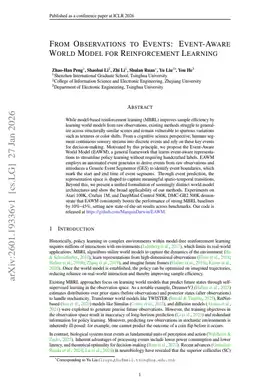From Observations to Events: Event-Aware World Model for Reinforcement Learning