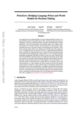 PriorZero: Bridging Language Priors and World Models for Decision Making