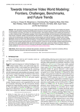 Towards Interactive Video World Modeling: Frontiers, Challenges, Benchmarks, and Future Trends
