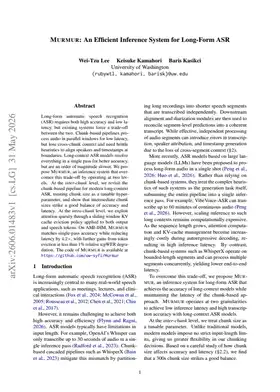 MURMUR: An Efficient Inference System for Long-Form ASR